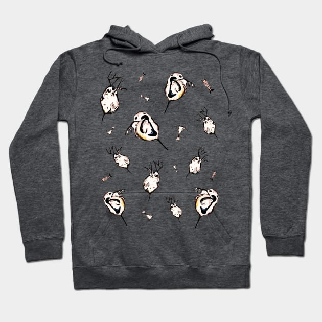 Daphnia spec. (Crustacea), Collage Hoodie by RosArt100